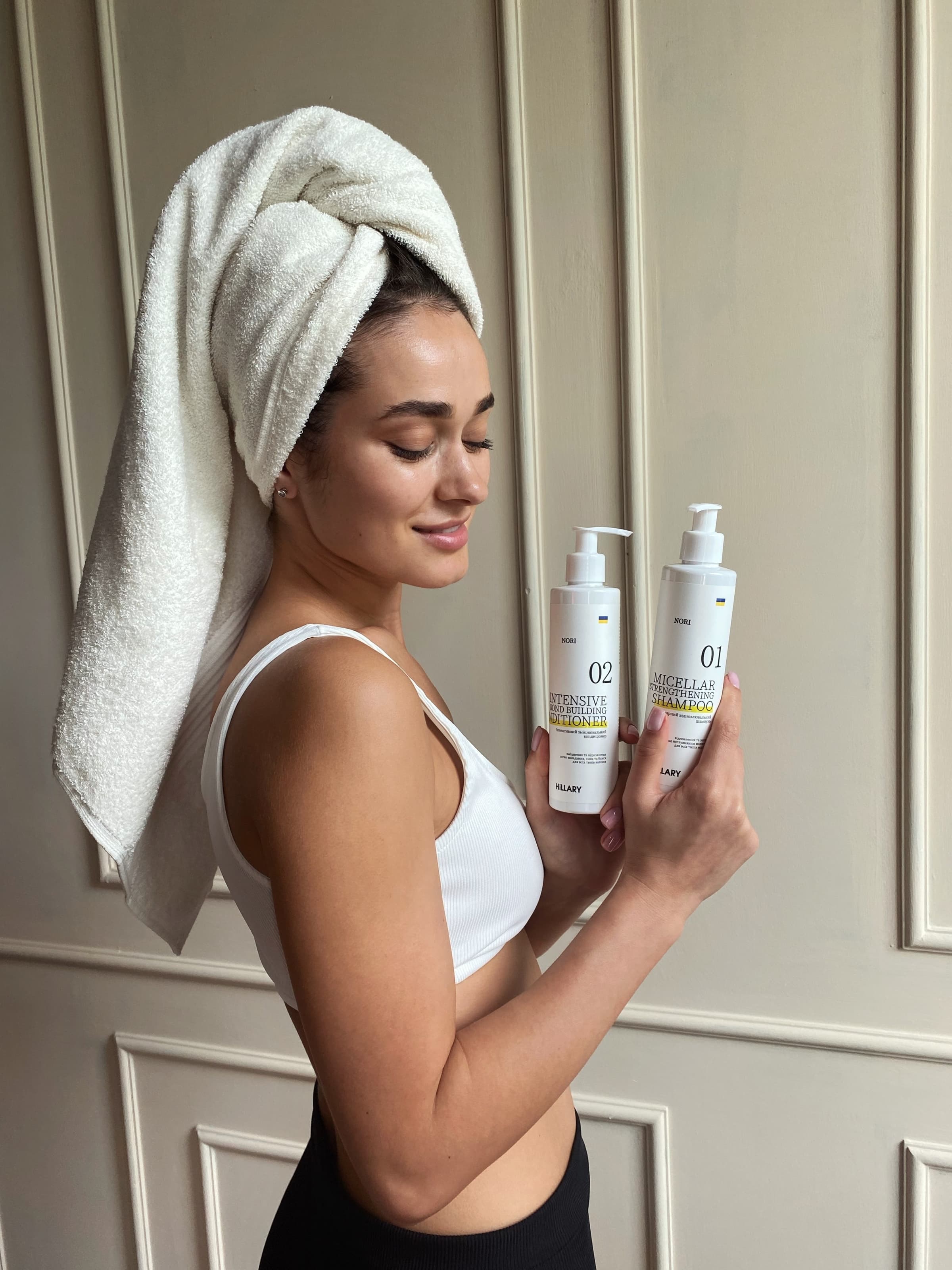 Міцелярний відновлювальний шампунь Norі Hillary Nori Micellar Strengthening Shampoo, 500 мл thumbnail