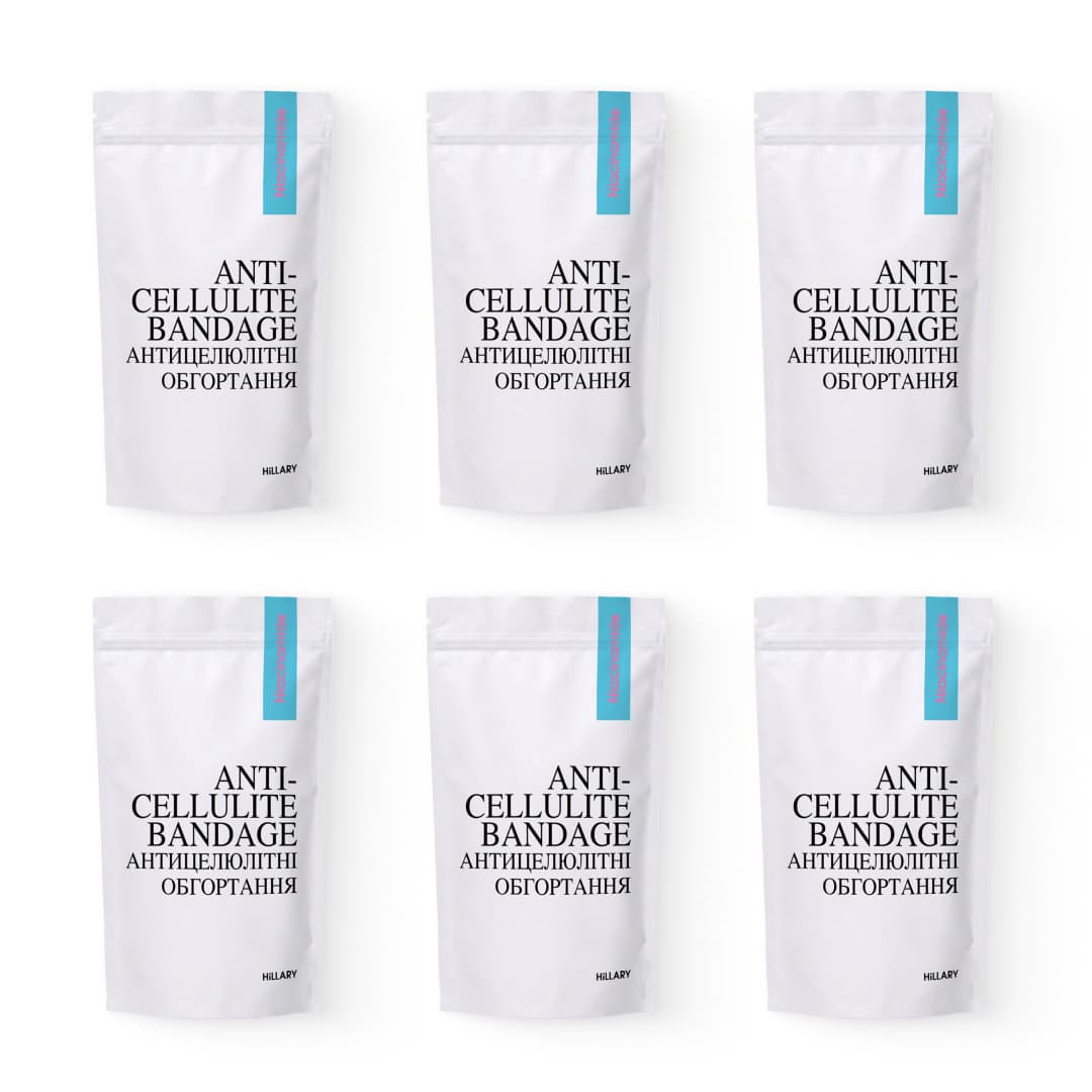 Курс антицелюлітних моделюючих обгортань з Ніацинамідом Hillary Niacinamide Cold Slim (6 уп,) (Курс антицелюлітних моделюючих обгортань з Ніацинамідом Hillary Niacinamide Cold Slim (6 уп.))