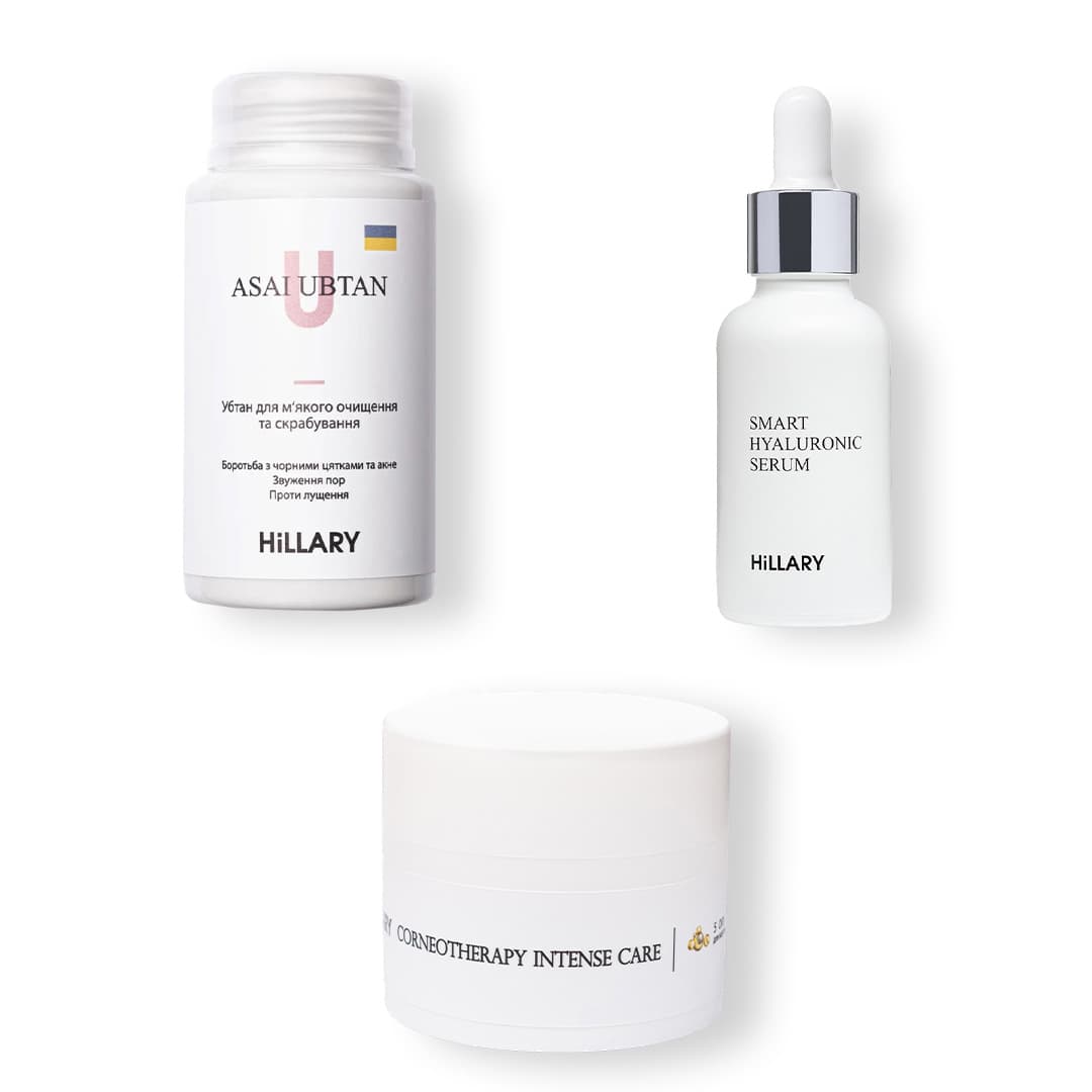 Набір ТОП 3 для нормальної та комбінованої шкіри Hillary TOP 3 For Normal Skin (Набір TOП 3 для нормальної та комбінованої шкіри Hillary TOP 3 For Normal Skin)