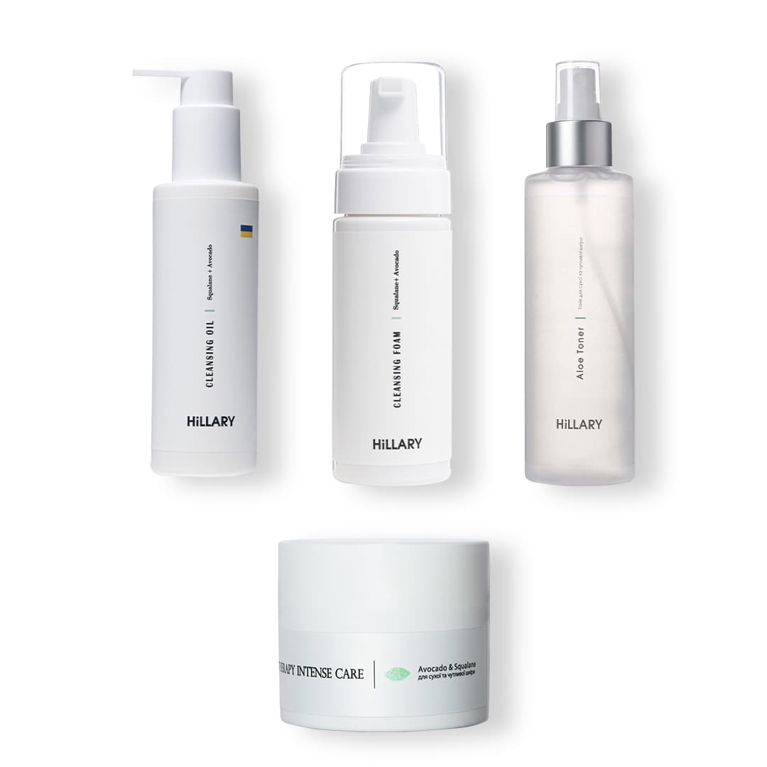 Набір Базового догляду за сухою та чутливою шкірою Dry Skin Basic Care (Набір базового догляду за сухою та чутливою шкірою Dry Skin Basic Care)