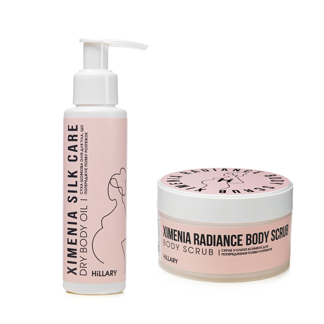 Набір проти розтяжок та для покращення пружності шкіри Hillary Stretch Mark & Skin Firming Set
