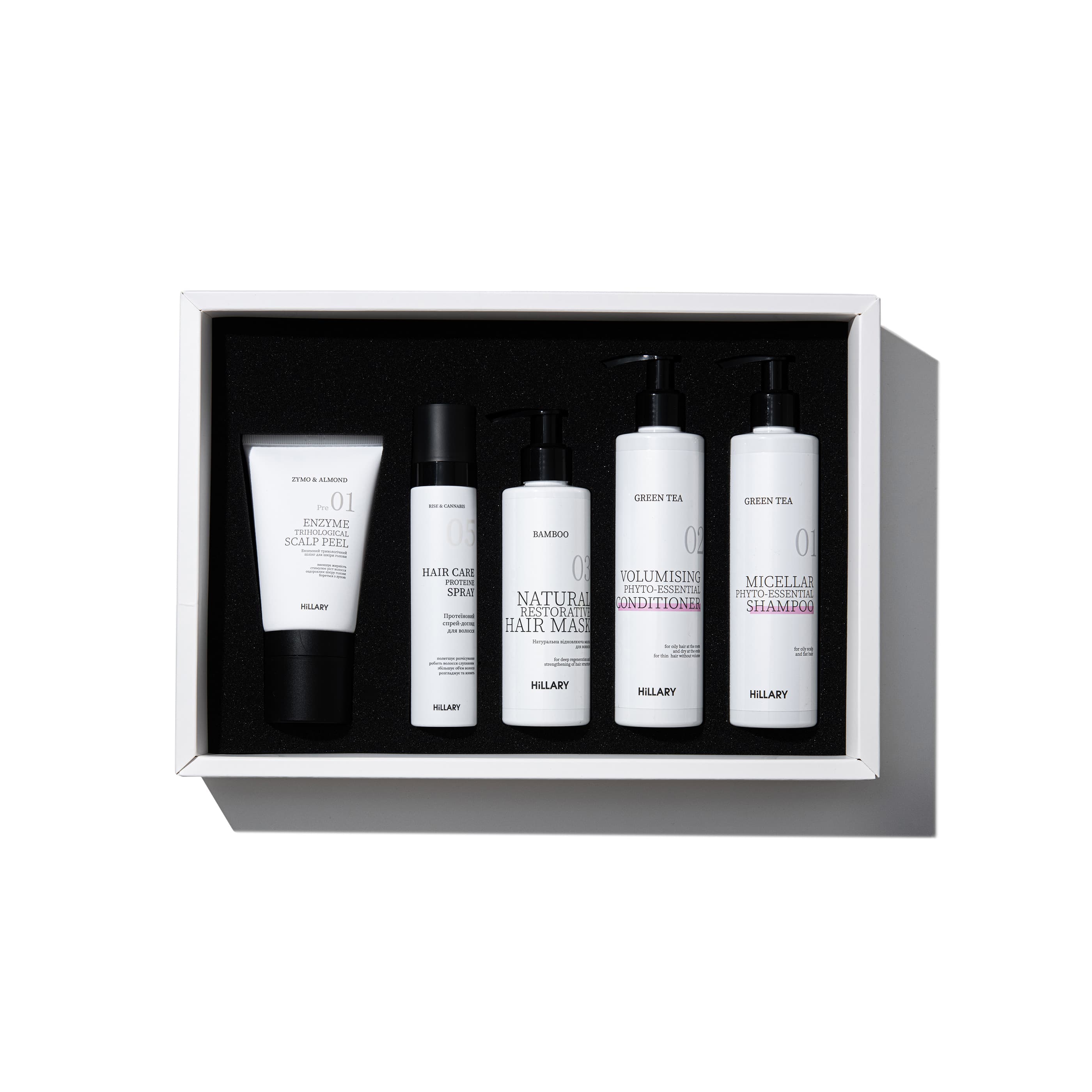 Комплекс для догляду за жирним типом волосся Hillary Perfect Care Hair Green Tea