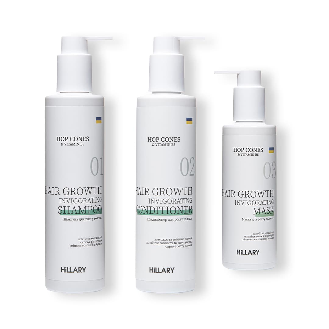 Комплекс для росту волосся Hillary Hop Cones & B5 Hair Growth Invigorating