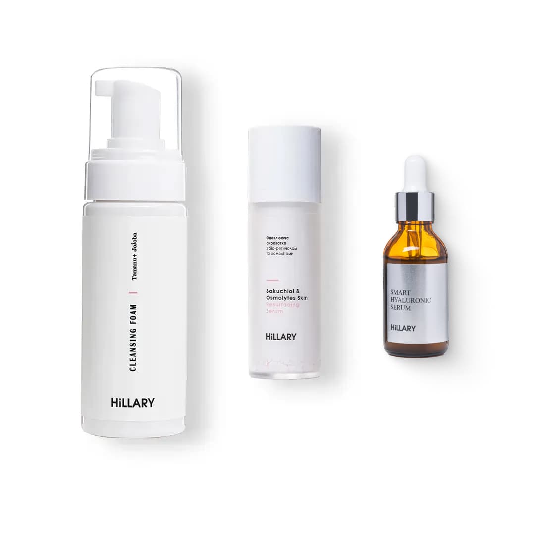 3-х Кроковий комплекс для жирного типу шкіри Hillary Step 3 Cleansing and Moisturizing