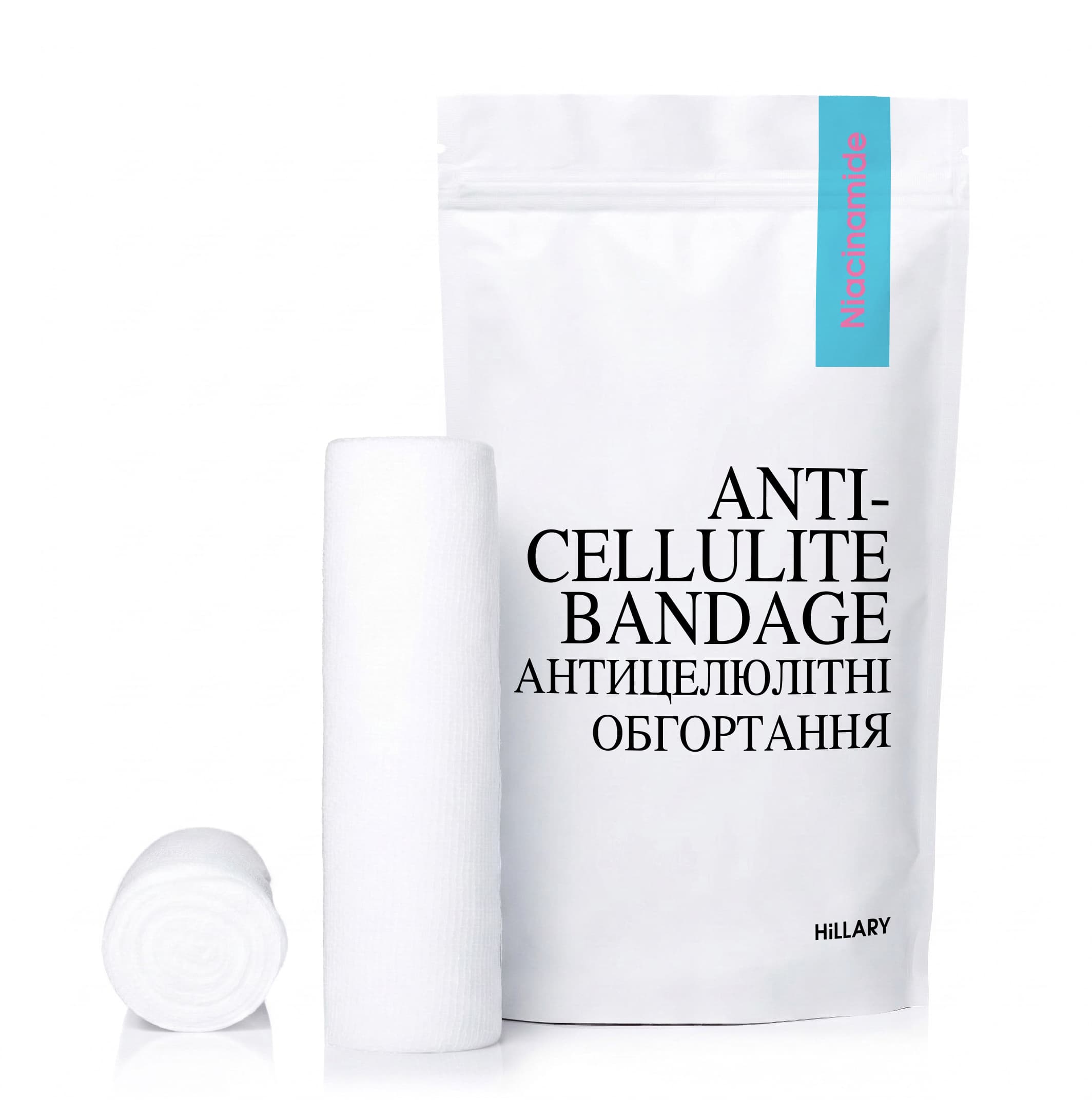 Антицелюлітні моделюючі обгортання для тіла з ніацинамідом Hillary Niacinamide Cold Slim